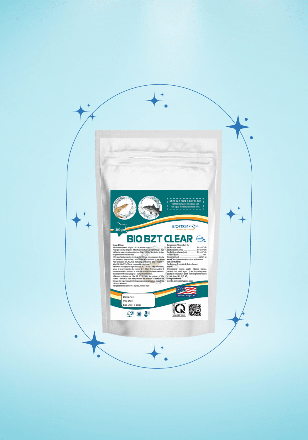 Alternative view of BIO BZT CLEAR VIBRIO - CÁ