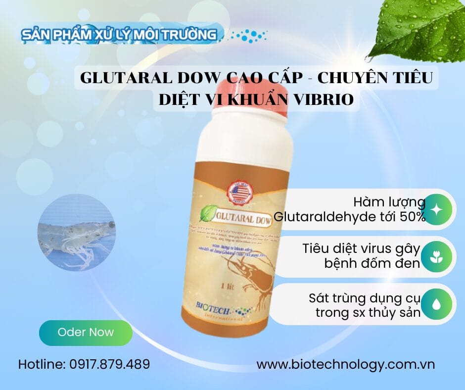 Glutaral down cá